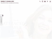 Tablet Screenshot of drdanielchung.com
